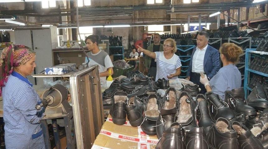 Vali Osman Bilgin, Kırklareli&rsquo;ndeki Fabrikaları Gezdi