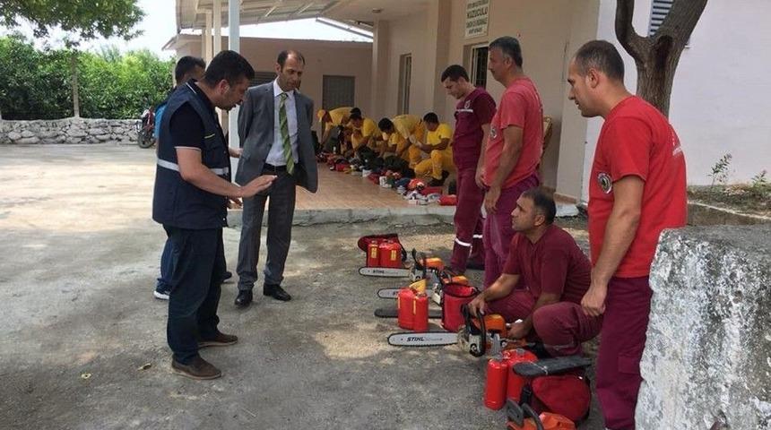 D&ouml;rtyol&rsquo;da Orman Yangınlarına Karşı Etkili M&uuml;cadele Eğitimi Ve Denetimi Yapıldı
