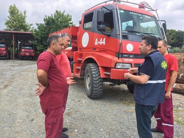 Dörtyol’da Orman Yangınlarına Karşı Etkili Mücadele Eğitimi Ve Denetimi Yapıldı