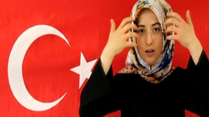 Erzincan&rsquo;da İşaret Dili İle 15 Temmuz Şehitleri Anıldı