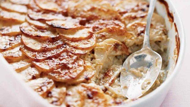 Pırasalı Krema Patates