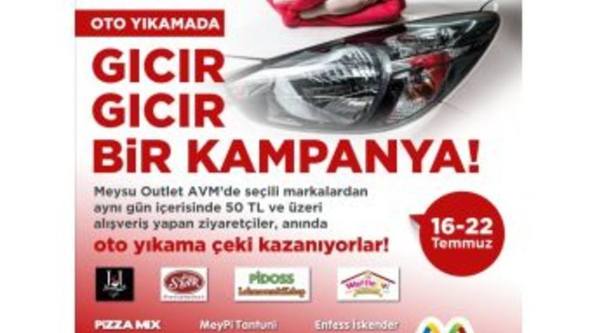 Meysu Outlet Avm’den ’gıcır Gıcır Kampanya’
