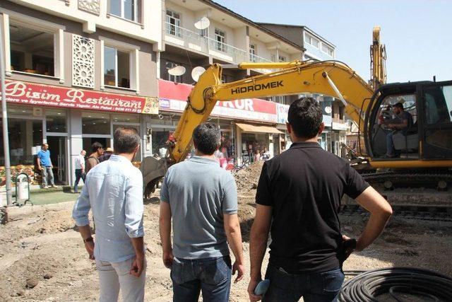 Kaymakam Kırlı Alt Yapı &Ccedil;alışmaları Yerinde İnceledi 2