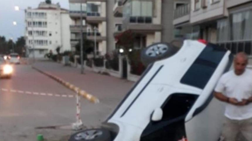 Erdek&rsquo;de Otomobil &Ccedil;ukura D&uuml;şt&uuml;