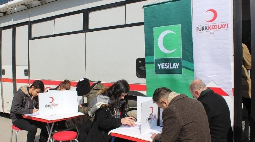 Tekirdağ&rsquo;da "vatan İ&ccedil;in Afrin Kardeşliği" Kan Bağışı