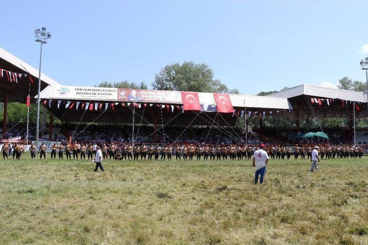 Er Meydanı’nda Başpehlivanlık İlk Tur Kura Çekimi Yapıldı G5