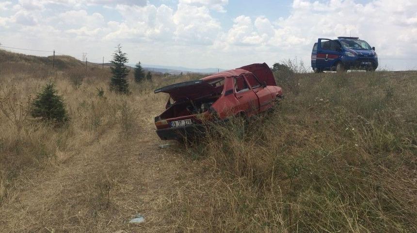 Otomobil Takla Atıp Devrildi : 1 Yaralı