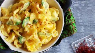 Safranlı ve Kabaklı Makarna