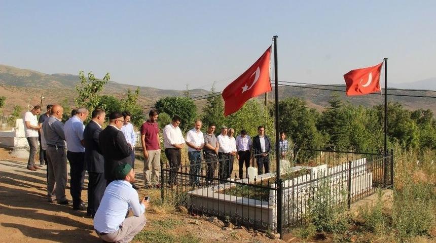 Solhan’da Şehit Kabirleri Ziyaret Edildi