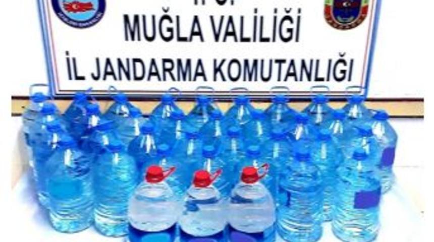 Milas&rsquo;ta 380 Litre Ka&ccedil;ak İ&ccedil;ki Yakalandı