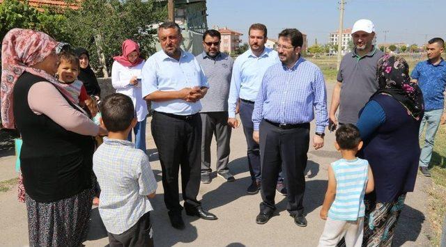 Başkan Yazgı, Mehmet Akif Ersoy Mahallesi Sakinleriyle Buluştu