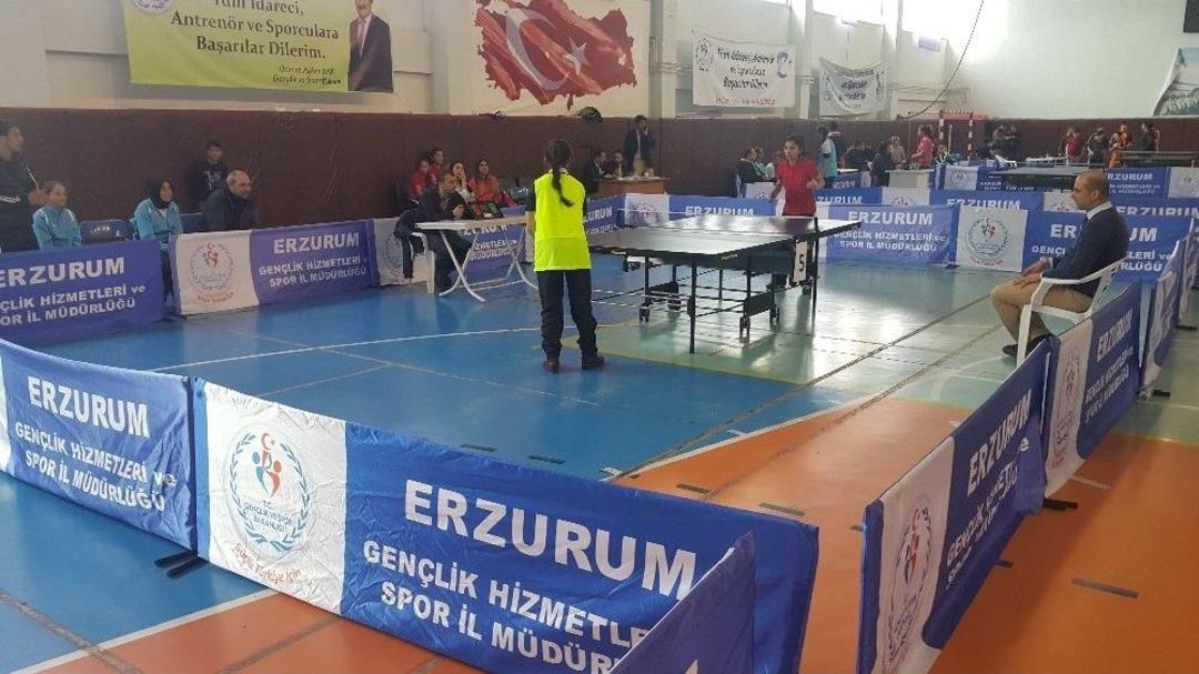 Okullar Arası Yıldızlar Masa Tenisi İl Birinciliği M&uuml;sabakanı Yapıldı