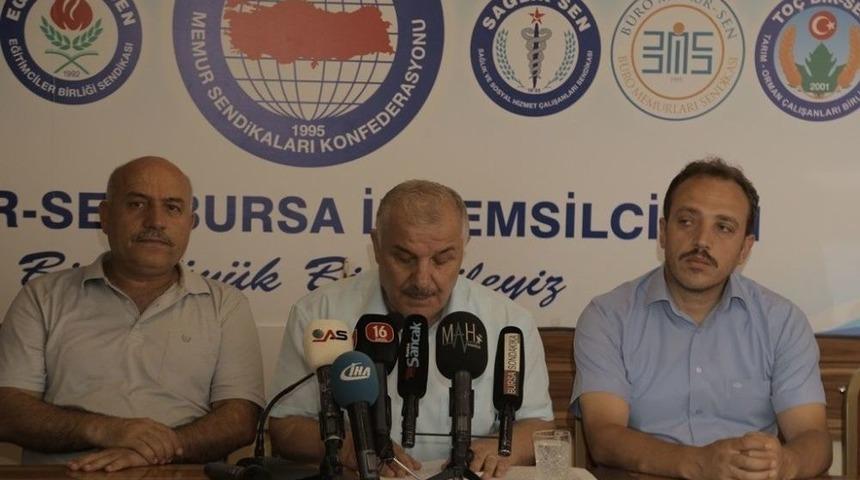 Memur-sen Başkanı Şeker &ldquo;bu Kanlı Bir İşgal Girişimidir&rdquo;