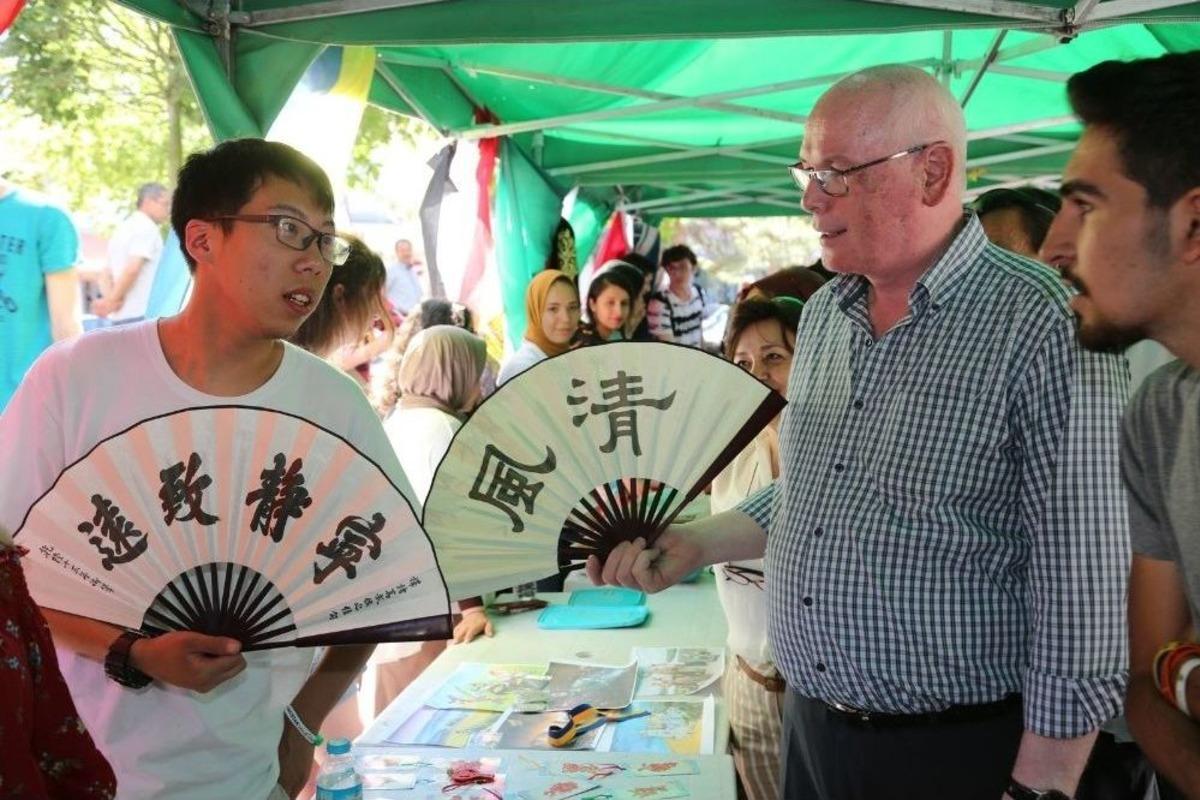 20 &Uuml;lkeden 90 &Ouml;ğrenci Hamamyolu&rsquo;nda &Uuml;lkelerini Tanıttı