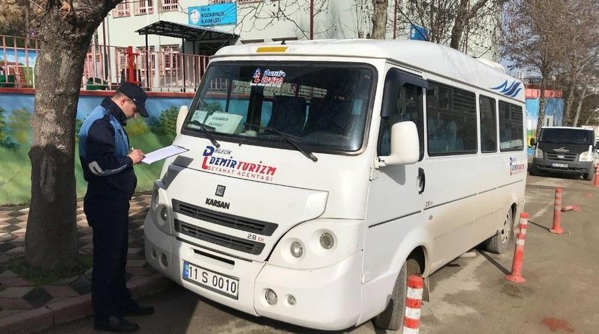 Zabıta M&uuml;d&uuml;rl&uuml;ğ&uuml;&rsquo;nden Servis Ara&ccedil;larına Denetim