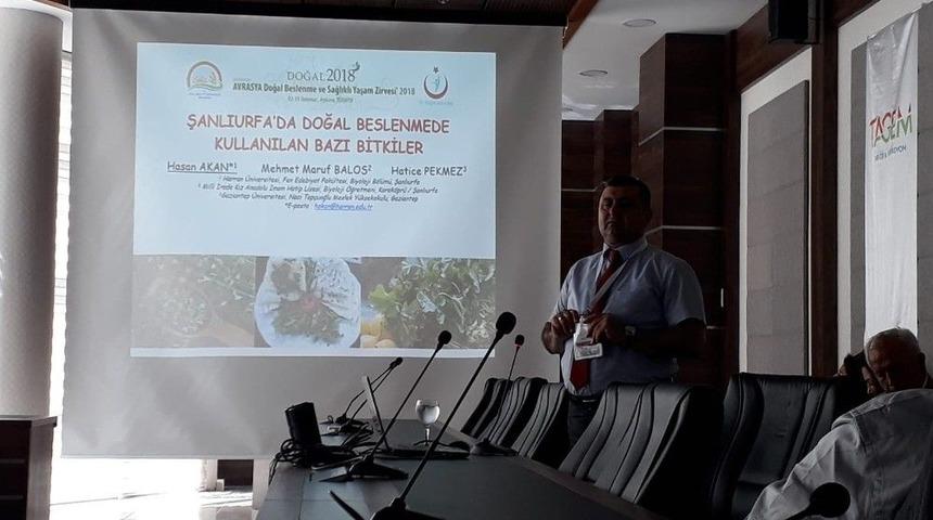 Şanlıurfa&rsquo;da Beslenmede Kullanılan Doğal Bitkiler Uluslararası Kongrede Tanıtıldı
