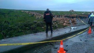 Batman’da Kamyonet 35 Metreden Çaya Düştü