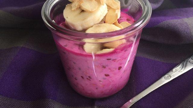 Pancarlı, Muzlu, Yulaf  Ezmesi ve Kavrulmuş Badem