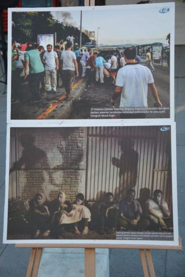 Uşak’ta 15 Temmuz Konulu Fotoğraf Sergisi Açıldı