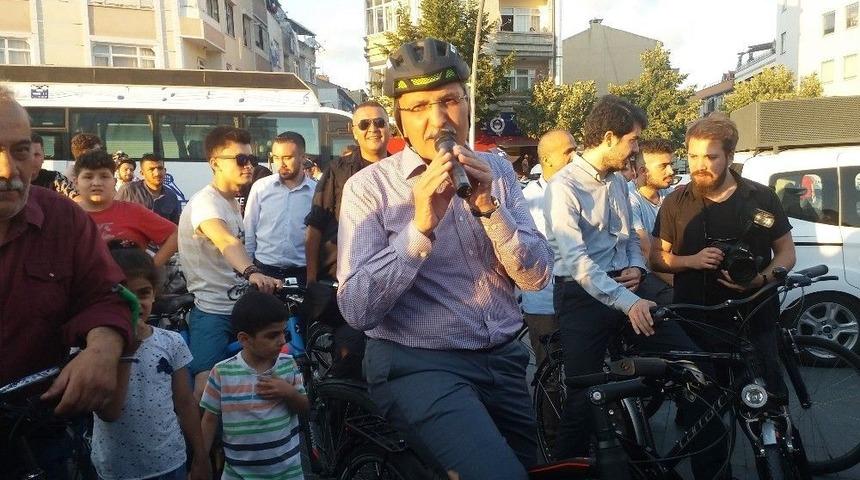 Başkan Murat Aydın, Makam Arabası Yerine Bisiklete Biniyor