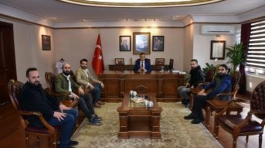 Film Ekibinden Vali &Ccedil;eber&rsquo;e Ziyaret