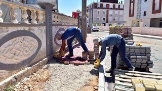 Kepez’de Kaldırım Çalışmaları