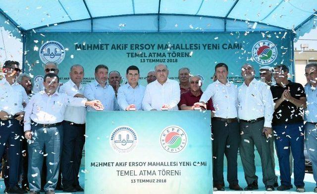 Kepez’de Yeni Cami’nin Temelleri Atıldı