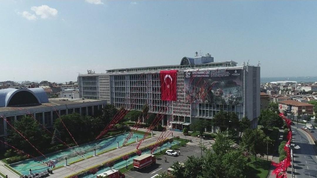 Sara&ccedil;hane&rsquo;deki Hazırlıklar Havadan G&ouml;r&uuml;nt&uuml;lendi