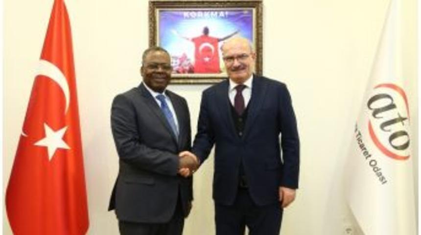 Kongo Cumhuriyeti Büyükelçisi Ato Başkanı Baran’ı Ziyaret Etti