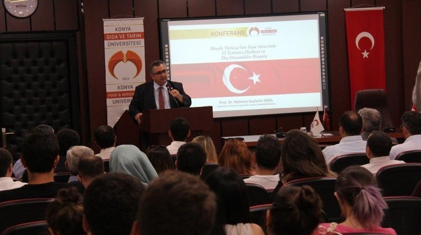 Kgt&uuml;&rsquo;de 15 Temmuz Konferansı D&uuml;zenlendi