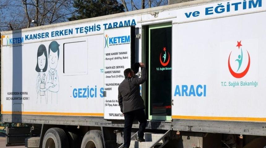Mobil Kanser Tarama Aracı &Uuml;cretsiz Hizmet Verecek