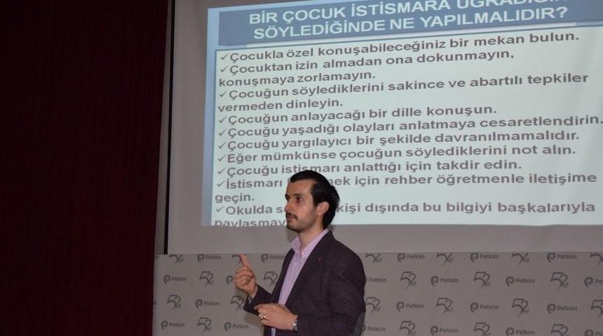 Aliağa&rsquo;da &rsquo;istismar Ve &Ouml;nlemleri&rsquo; Konulu Seminer