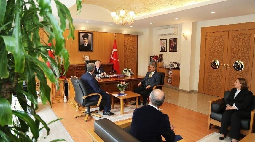 Afad&rsquo;dan Vali Kam&ccedil;ı&rsquo;ya Deprem Haftası Ziyareti