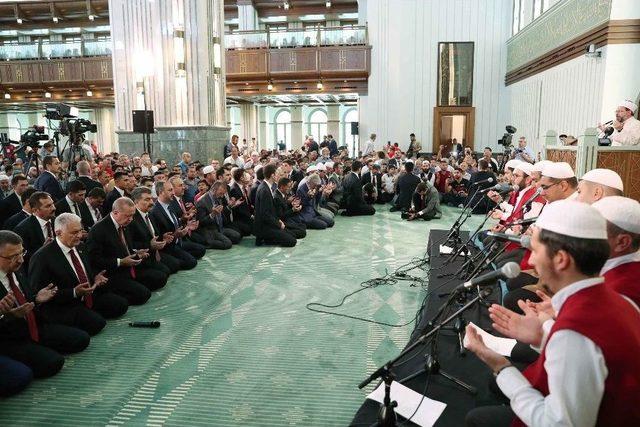 15 Temmuz Şehitleri Millet Camii’nde Dualarla Anıldı