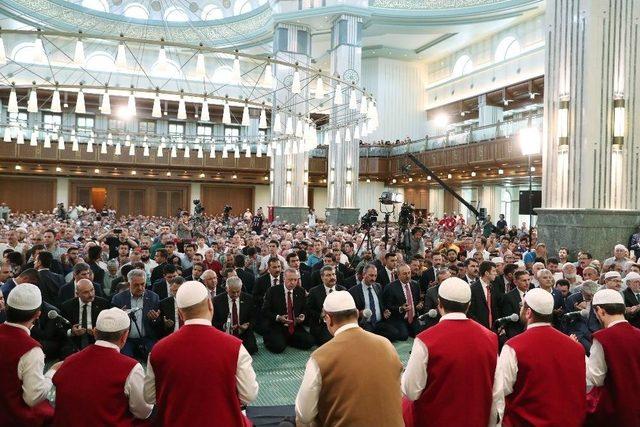 15 Temmuz Şehitleri Millet Camii’nde Dualarla Anıldı