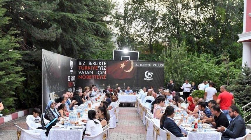 Tunceli&rsquo;de Şehit Aileleri Ve Gazilere &Ouml;zel Program