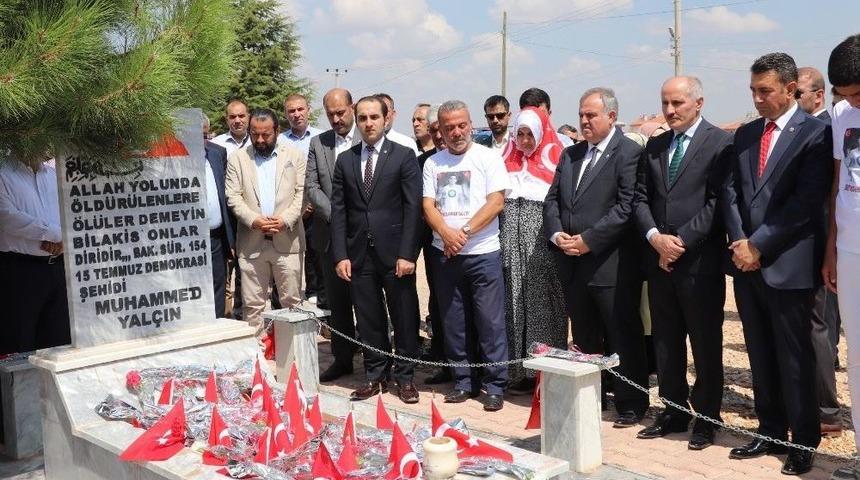 Karamanlı 15 Temmuz Şehidi Mezarı Başında Anıldı