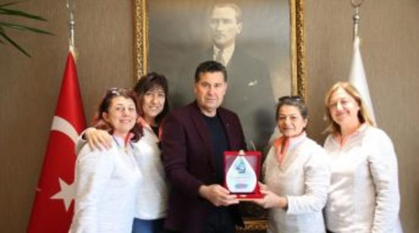 Kadın Yelkencilerden Başkan Kocadon’a Teşekkür