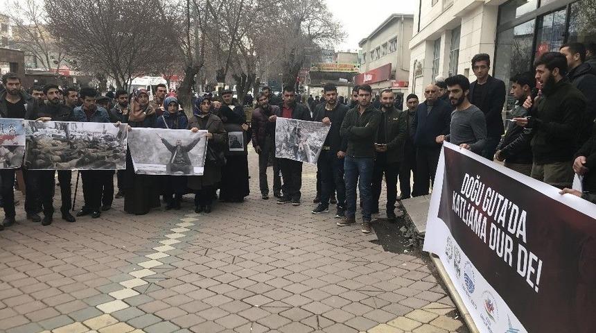 Iğdır&rsquo;da Doğu Guta İ&ccedil;in Basın A&ccedil;ıklaması