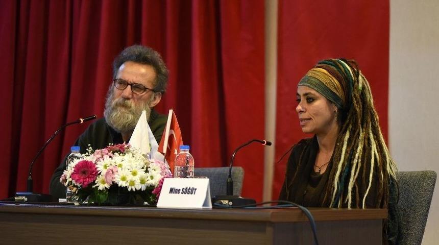 Mine S&ouml;ğ&uuml;t Kent & K&uuml;lt&uuml;r S&ouml;yleşilerine Katıldı