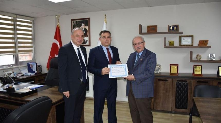 &Ouml;zverili &Ccedil;alışan Personele Başarı Belgesi