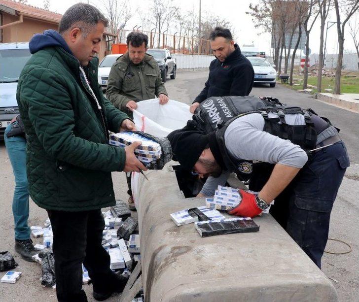Tırın Mazot Deposundan 5 Bin Paket Kaçak Sigara Çıktı G1