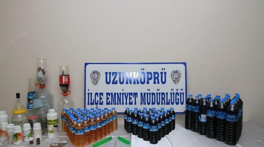 Edirne&rsquo;de Sahte İ&ccedil;ki Operasyonu