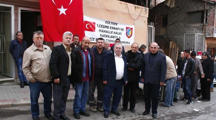 G&uuml;ltepe Esnafı Afrin Şehitlerini Unutmadı