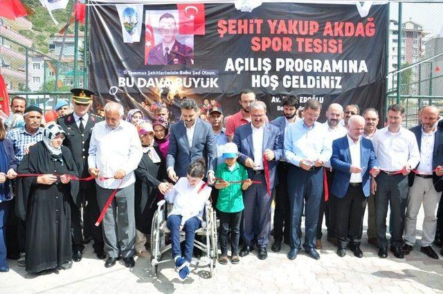 Şehit Yakup Akdağ’ın Adı Spor Kompleksine Verildi