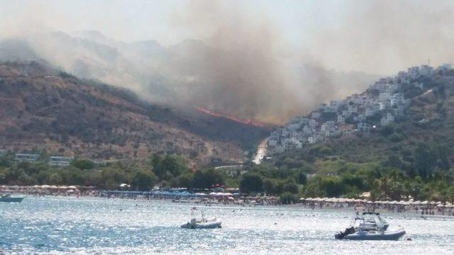 Turizm Cennetinde Korkutan Yangın