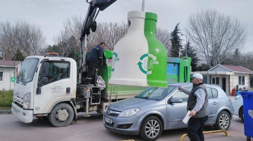 Cam Kumbaralarda Ayda 150 Ton Cam Birikiyor