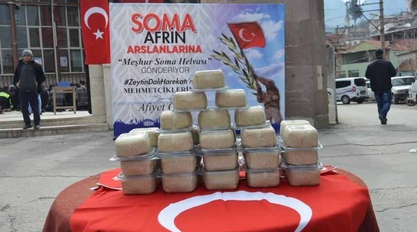 Soma&rsquo;dan Afrin&rsquo;e 2,5 Ton Helva G&ouml;nderildi