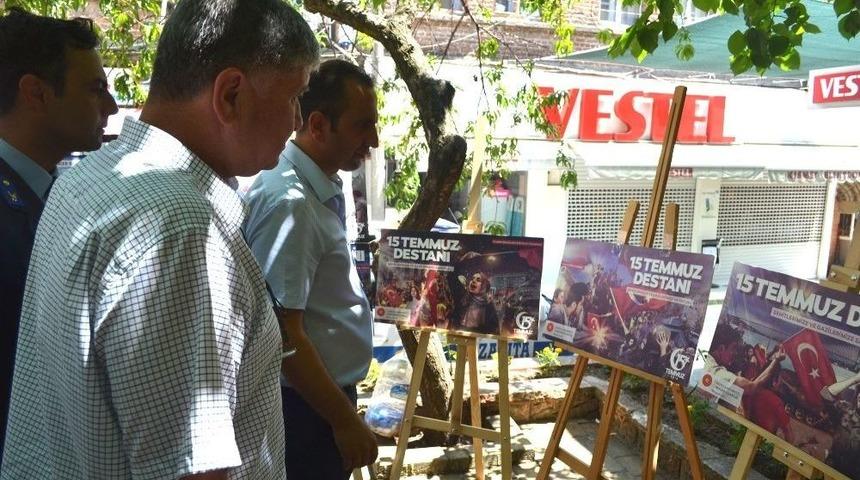 Ayvacık&rsquo;ta 15 Temmuz Şehitleri Anısına Resim Sergisi