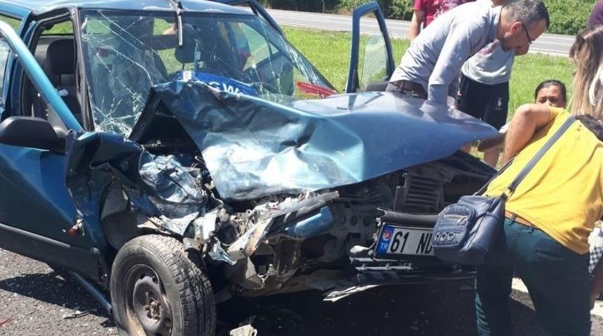 Samsun&rsquo;da Trafik Kazası: 4 Yaralı